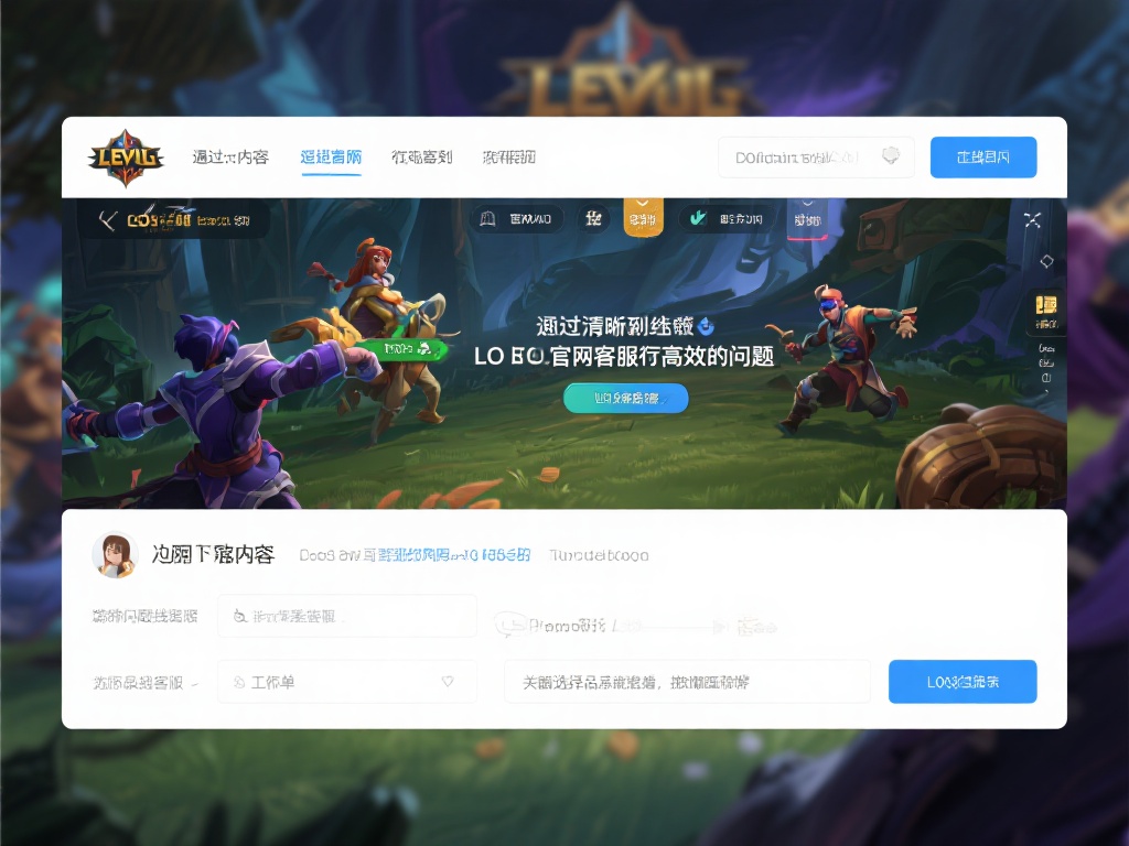 “如何联系LOL官网客服解决游戏问题？”